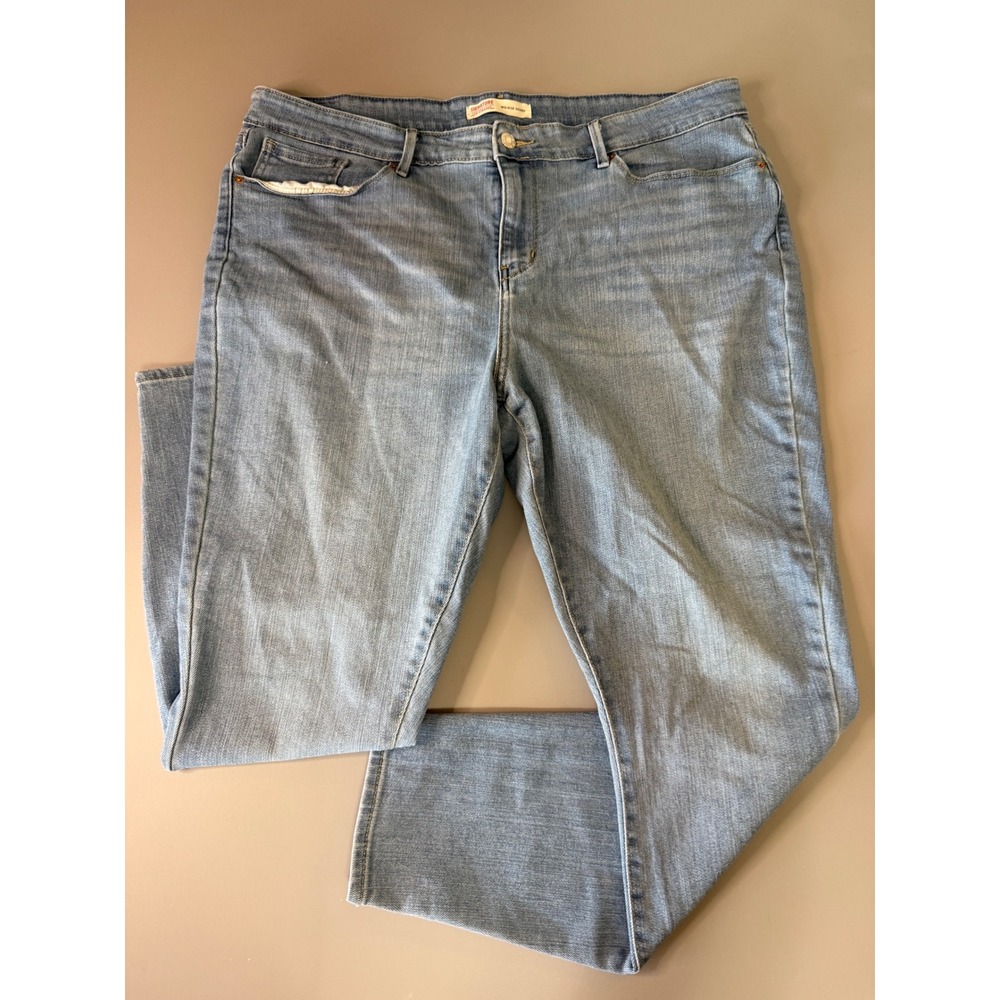 Signature by Levi Strauss Mid-Rise Skinny Jeans Light Wash W34 L30 84540-0040